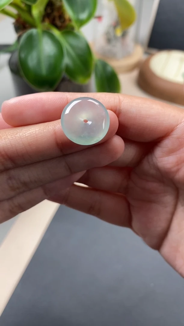 【闪购商品】翡翠颈饰未镶嵌翡翠冰晴平安扣