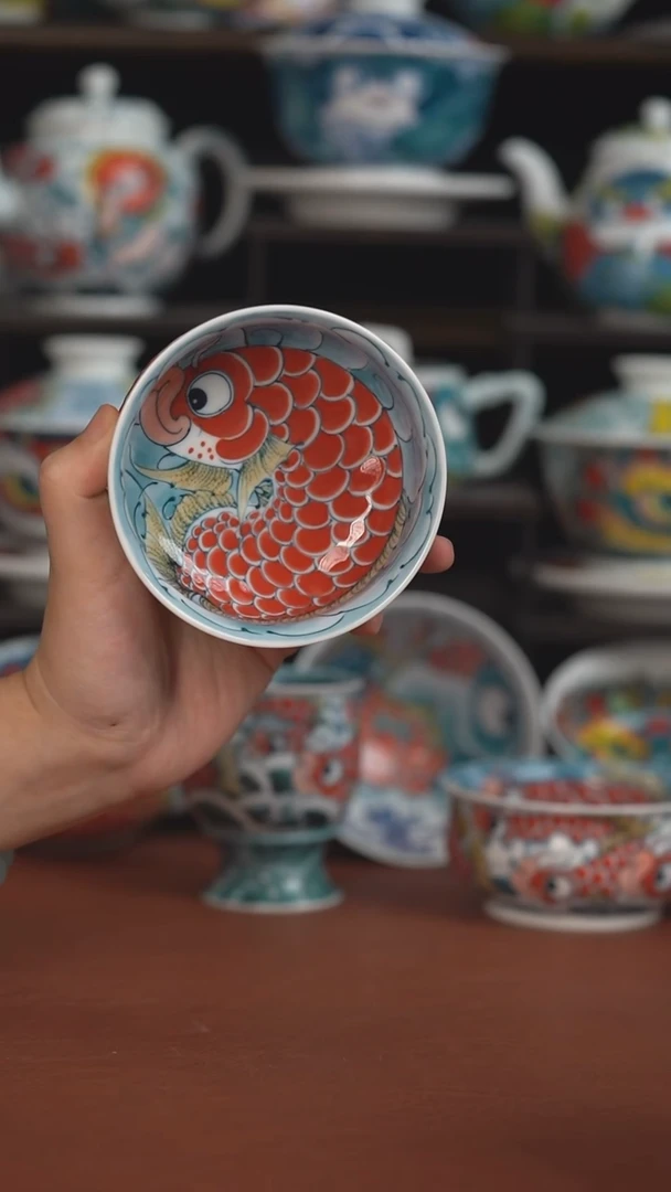 老师作品九鱼矮卢氏杯 （微瑕福利 ）