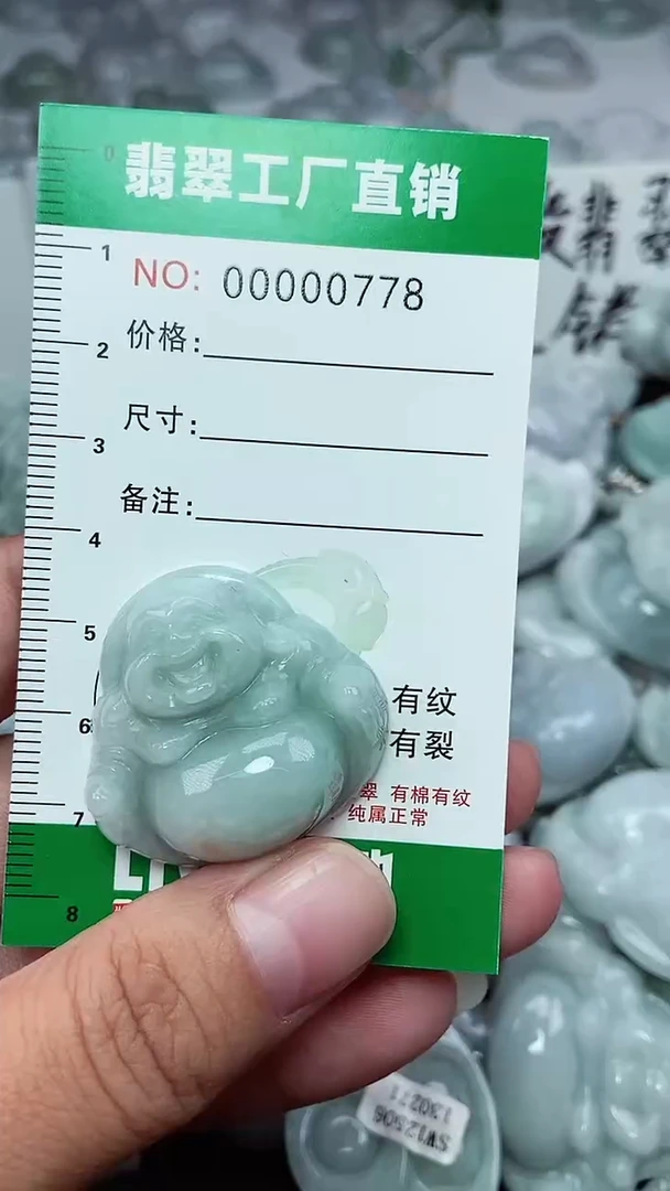 颈饰未镶嵌翡翠缅甸天然翡翠拍一发一0778