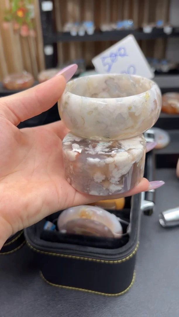 未镶嵌手镯石英质玉A439(59圈赠送镯心)