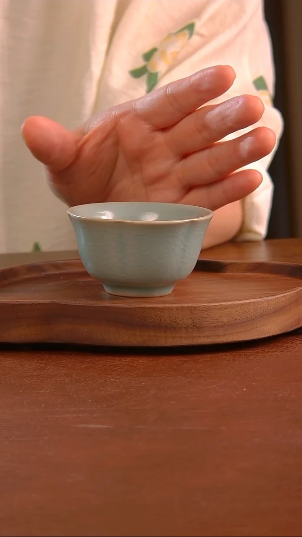 瓷片689号 梅花杯 茗