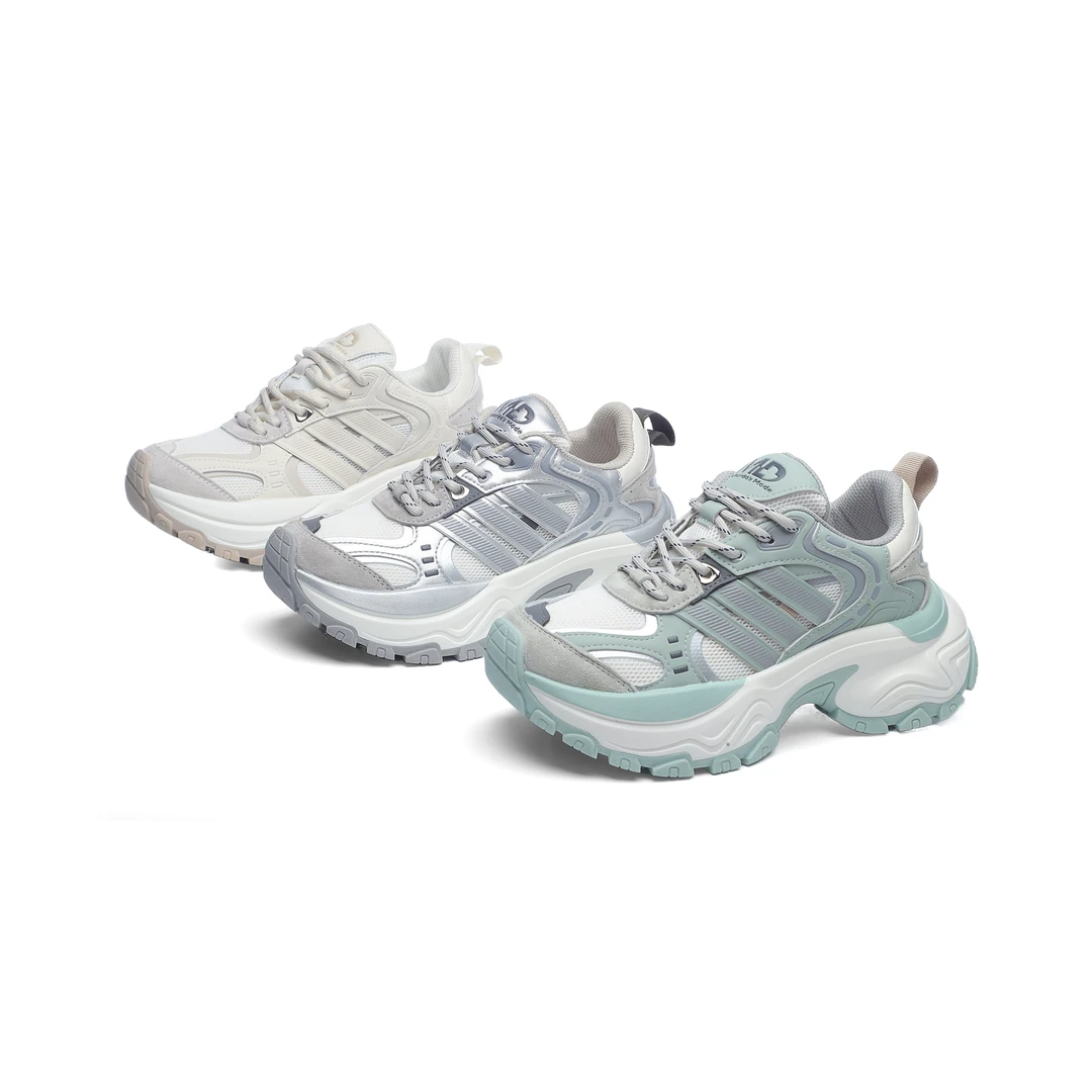 SATURDAYMODE潮流透气休闲款时尚百搭厚底女鞋1215