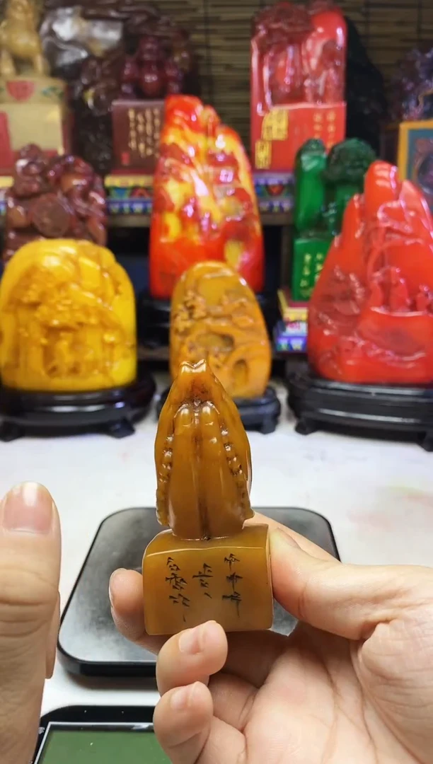 寿山石印石纯天然石料