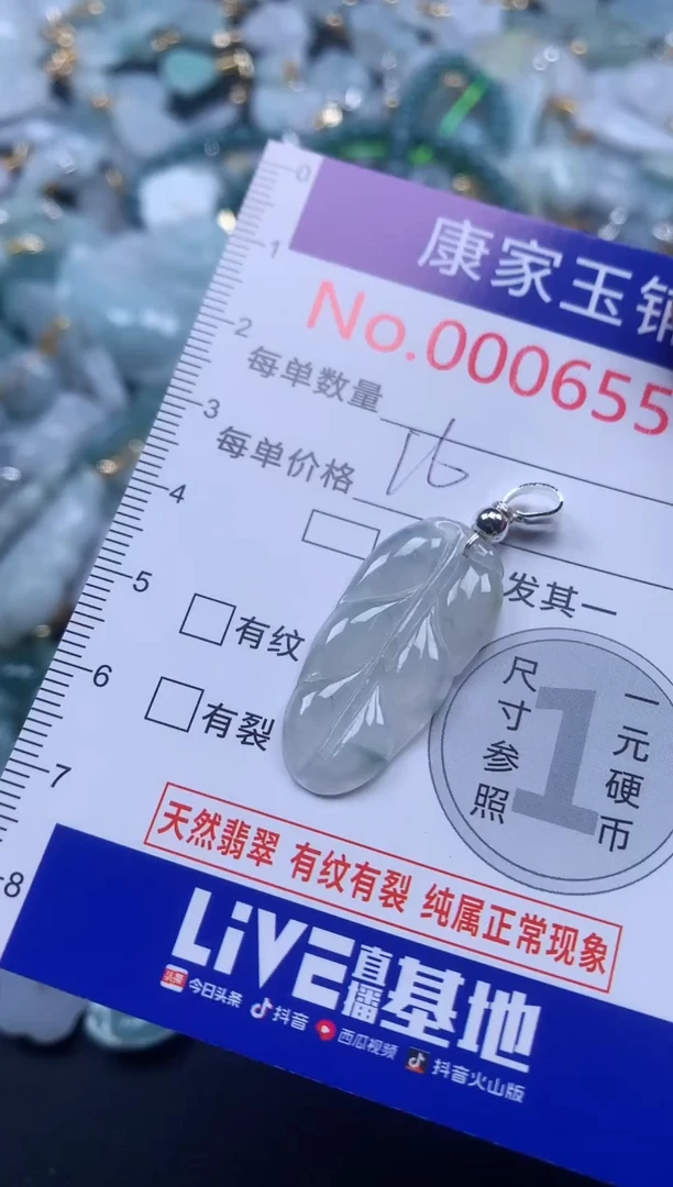 颈饰未镶嵌翡翠6556