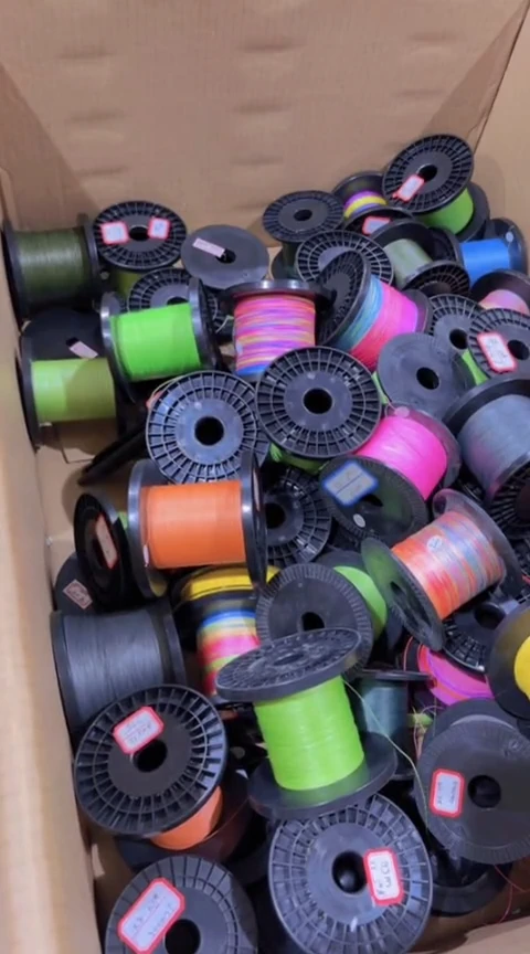 PE12编强耐磨1号橙色389米尾货