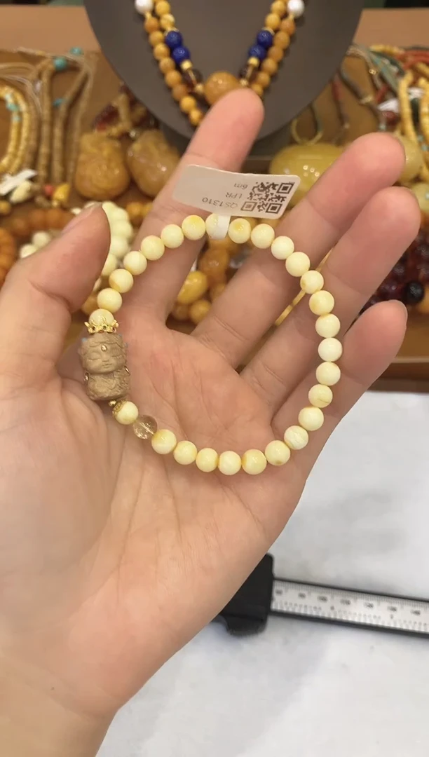 蜜蜡颈饰未镶嵌QS1310