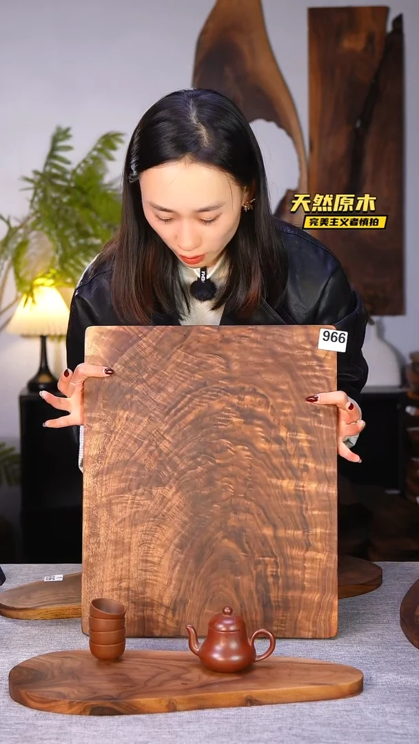 木北美黑胡桃原木.干裂疤结不属于商品质量问题完美主义者慎拍