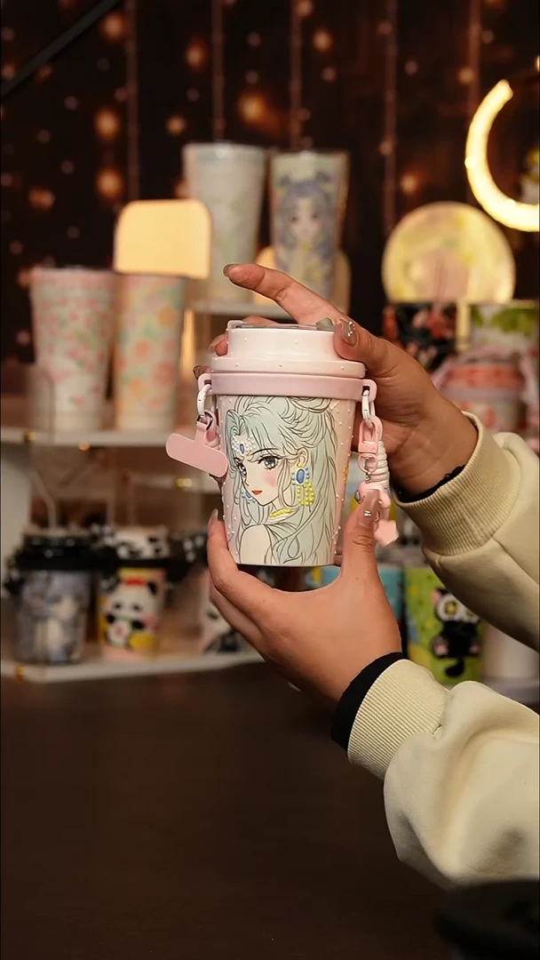 （玉泥）景德镇手工手绘文创陶瓷杯