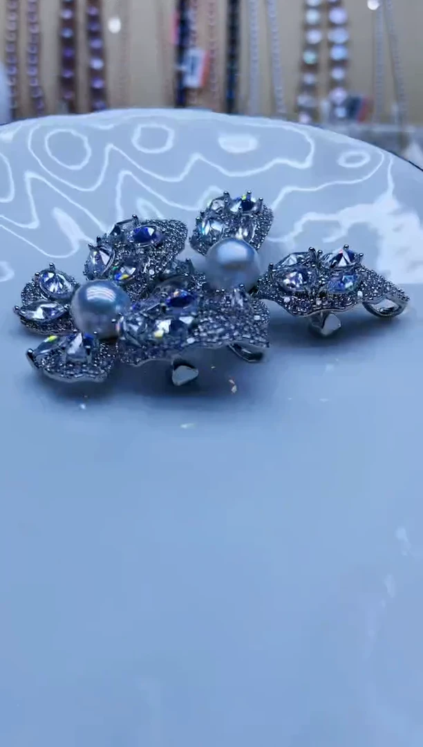 未镶嵌胸针淡水珍珠胸针多样性发其一