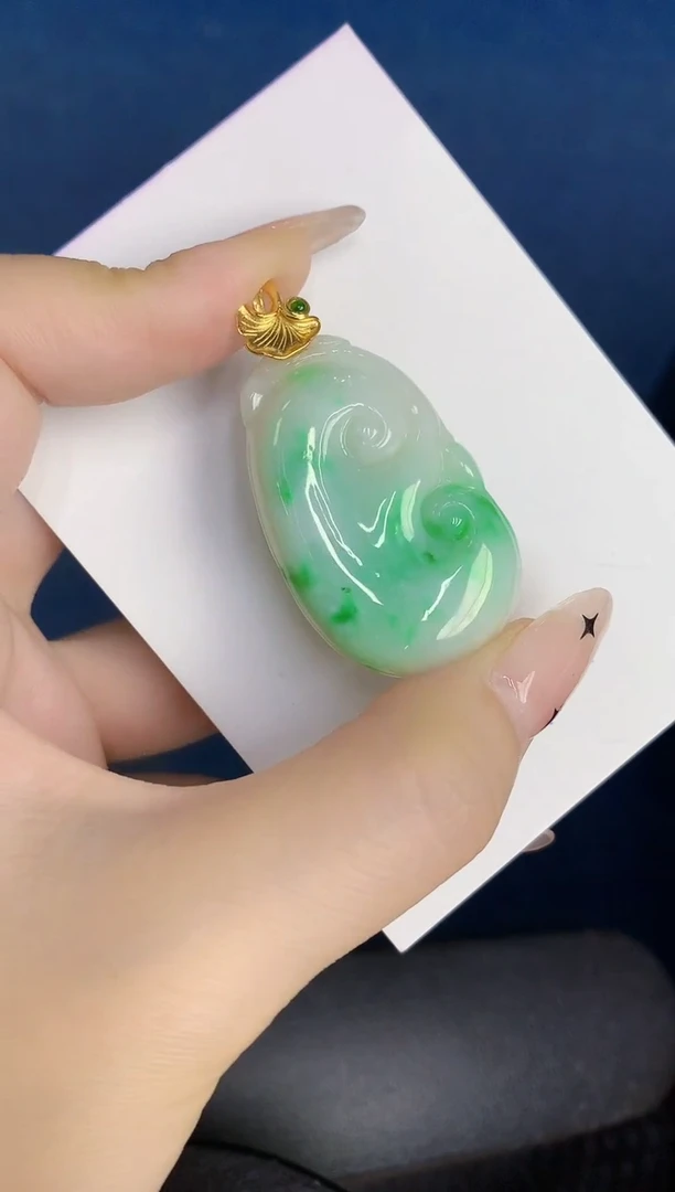 颈饰未镶嵌翡翠缅甸天然翡翠A货