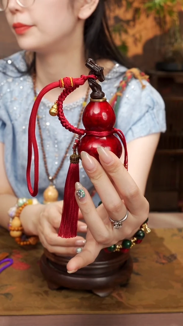 95--大漆开口小葫芦----178