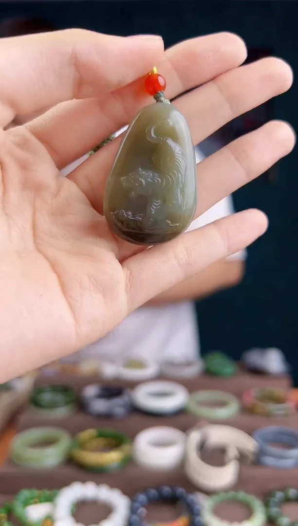 和田玉未镶嵌颈饰多样性发货 拍一单发一个