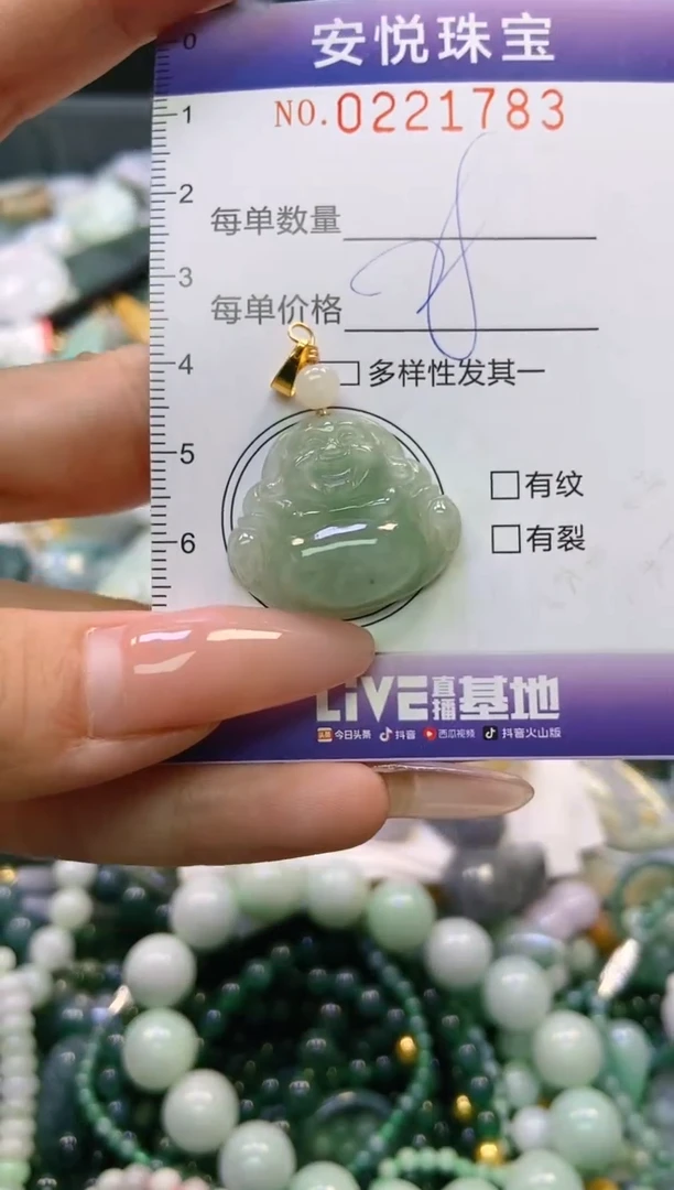 翡翠未镶嵌颈饰闪购0221783