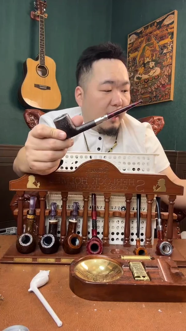 石楠木木雕款意大利进口石楠木烟斗