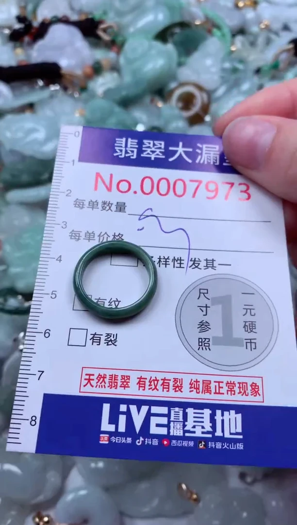 吊坠(不含链)未镶嵌翡翠7973