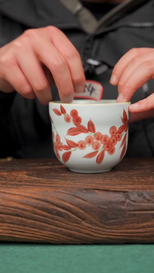 【闪购商品】瓷片84景德镇杯釉下手工手绘