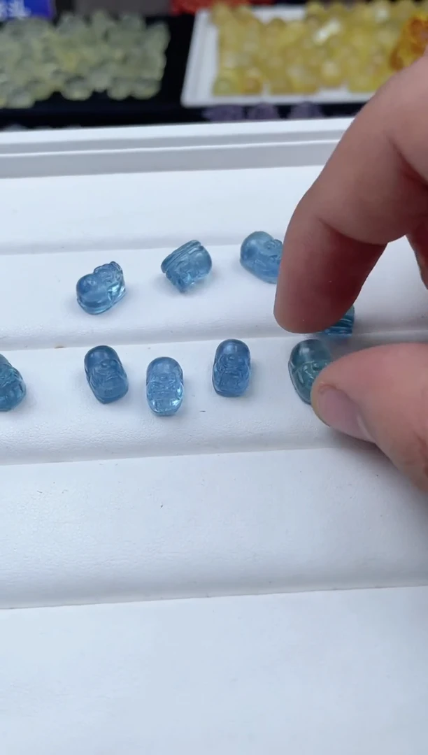 【闪购商品】海蓝宝石颈饰未镶嵌55a多样性发其一/2.12/1个