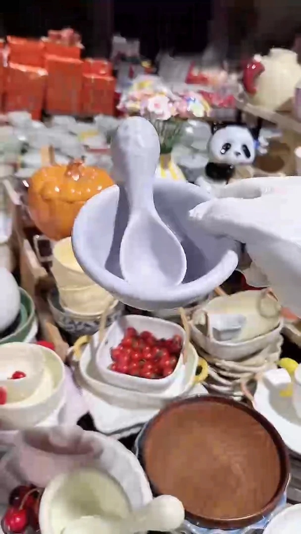 碗紫色米饭碗勺子2件套微瑕 凑满20元包邮