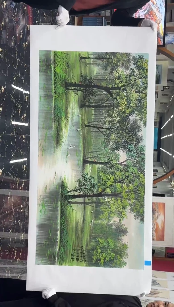 国画国画绘画山水花鸟