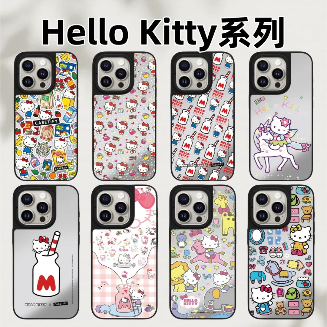 CASE 凯蒂猫手机壳适用于苹果iPhone16ProMax可爱卡通保护壳