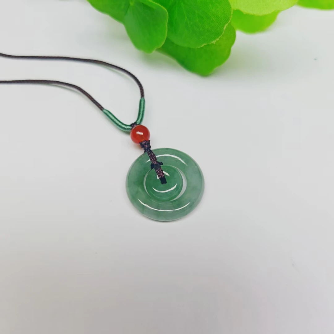 天然A货翡翠子母扣吊坠（多样性发货）时尚百搭精美素款