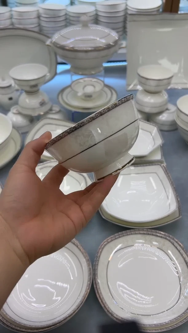 骨瓷玲珑5高10个