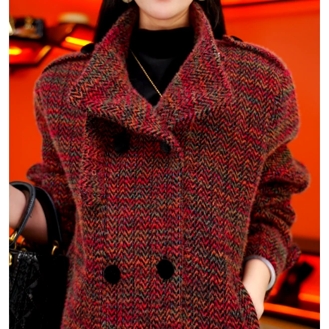 X时尚洋气减龄短款外套2025秋冬新款百搭显瘦女休闲上衣3431