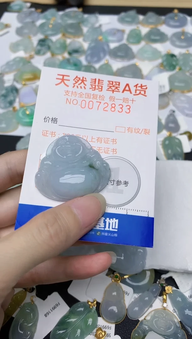 翡翠未镶嵌颈饰天然A货翡翠