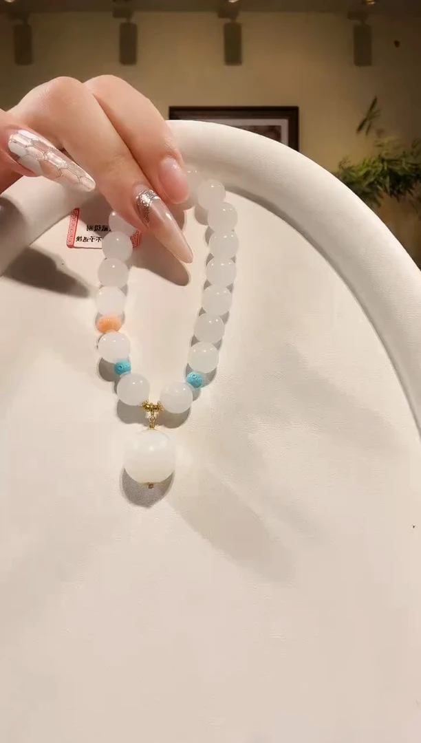 手链未镶嵌和田玉手串