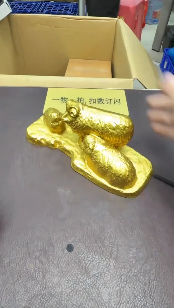 手工艺品琉璃极**牛378