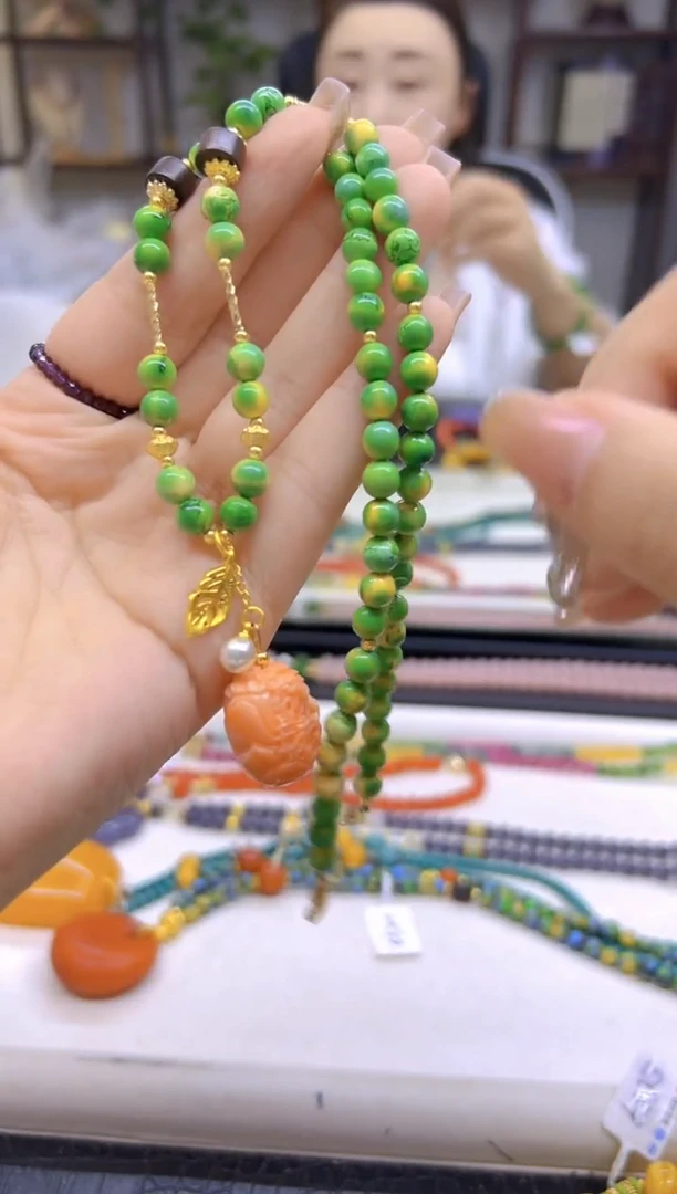 玛瑙/玉髓毛衣链未镶嵌DIY款X720