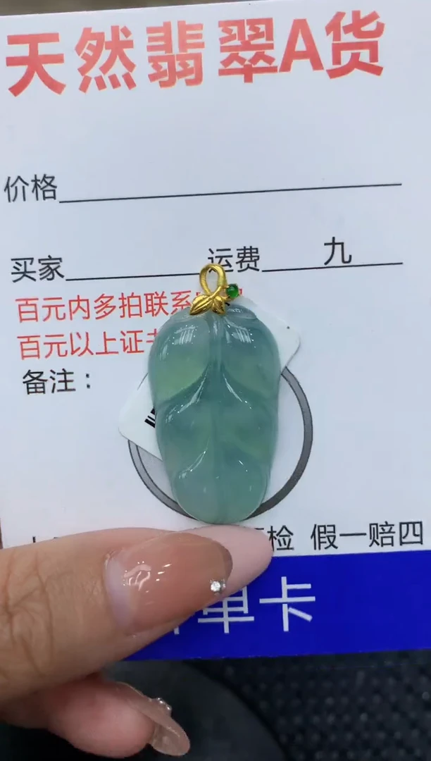 【闪购商品】翡翠颈饰18K金镶嵌111111111