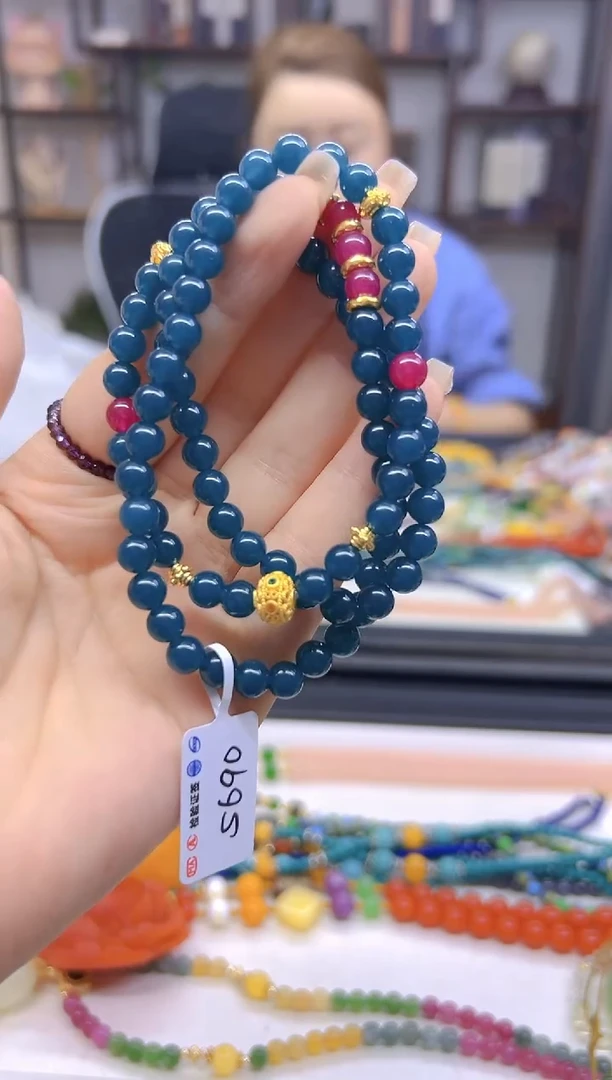 手链未镶嵌蓝色碧玺DIY款S690