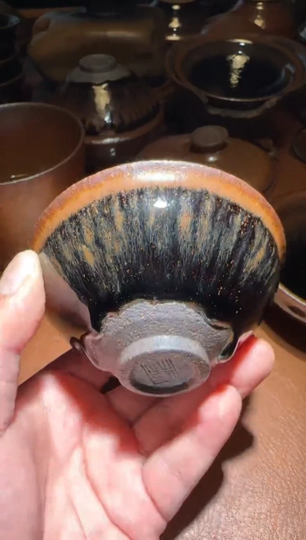 茶盏是****～通天龙窑柴烧建盏