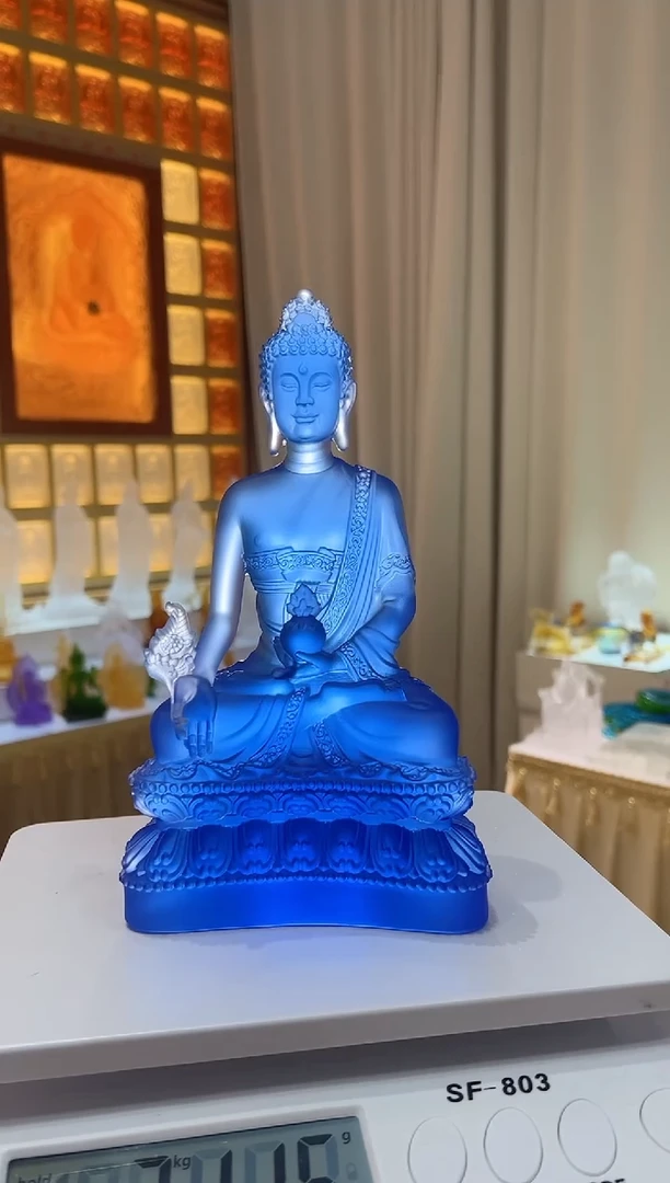 【闪购商品】茶宠匠门琉璃药师造像