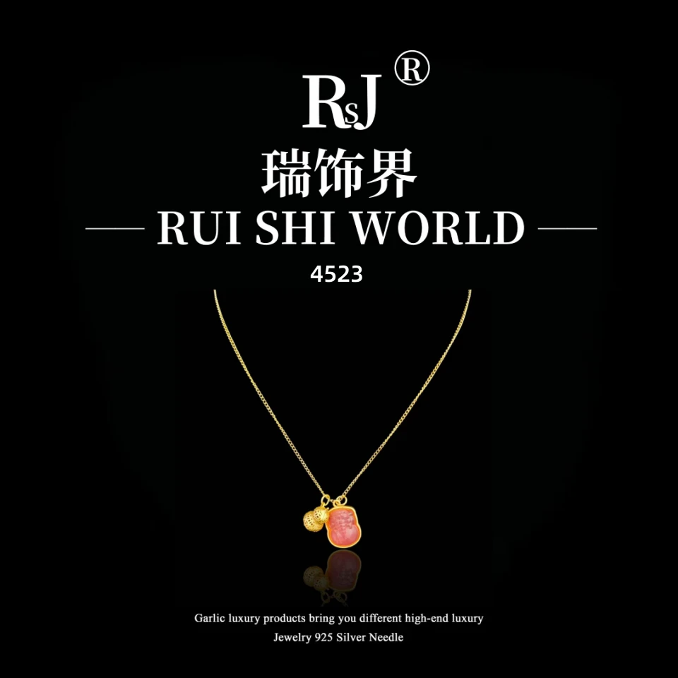 铜合金项链 瑞饰界设计师款项链~4523