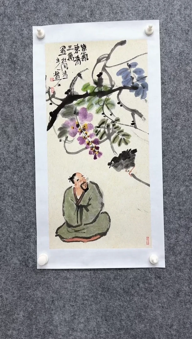 国画DH-LS老师绘画作品