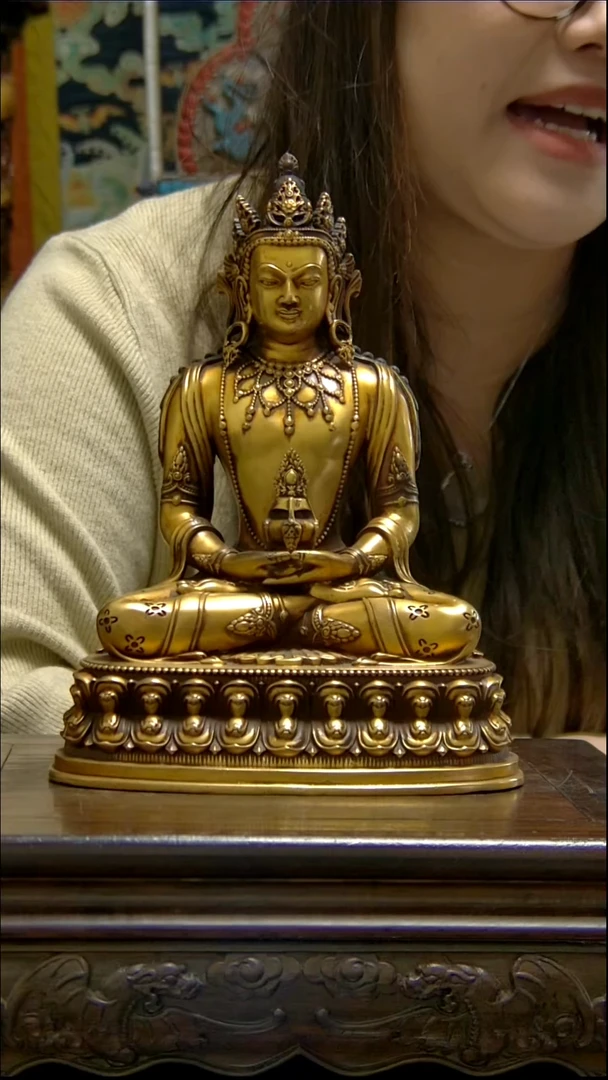 铜像造像收藏铜像造像收藏长寿佛