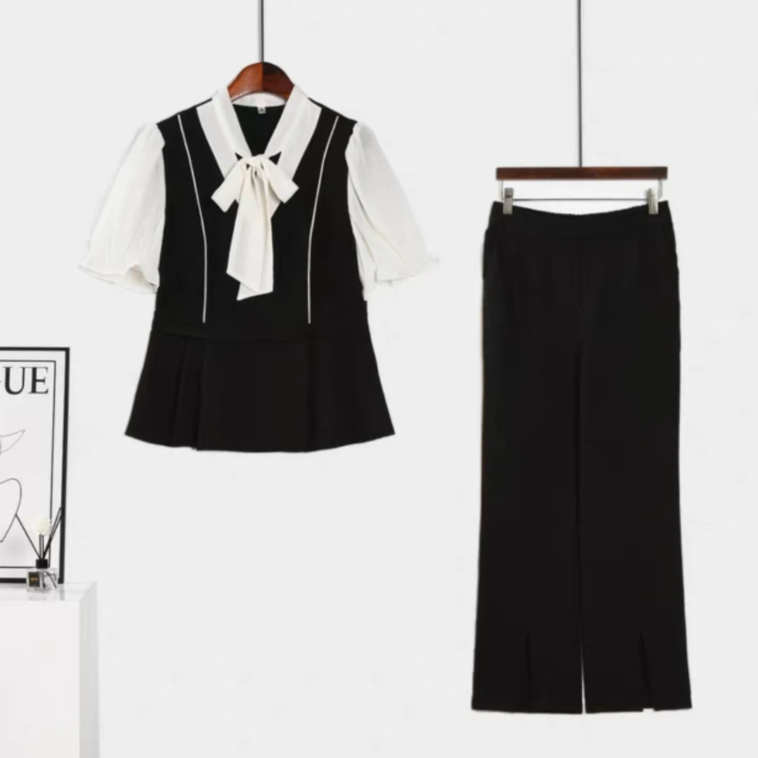 Q1011（微瑕）时尚休闲修身减龄西装式拼接连衣裙英伦风格