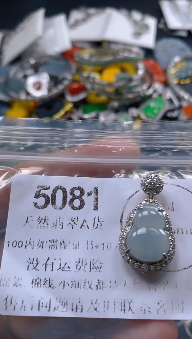 翡翠未镶嵌吊坠(不含链)5081