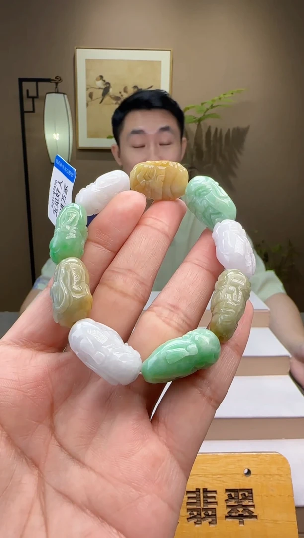 未镶嵌手串翡翠XM@@960Q1J15419