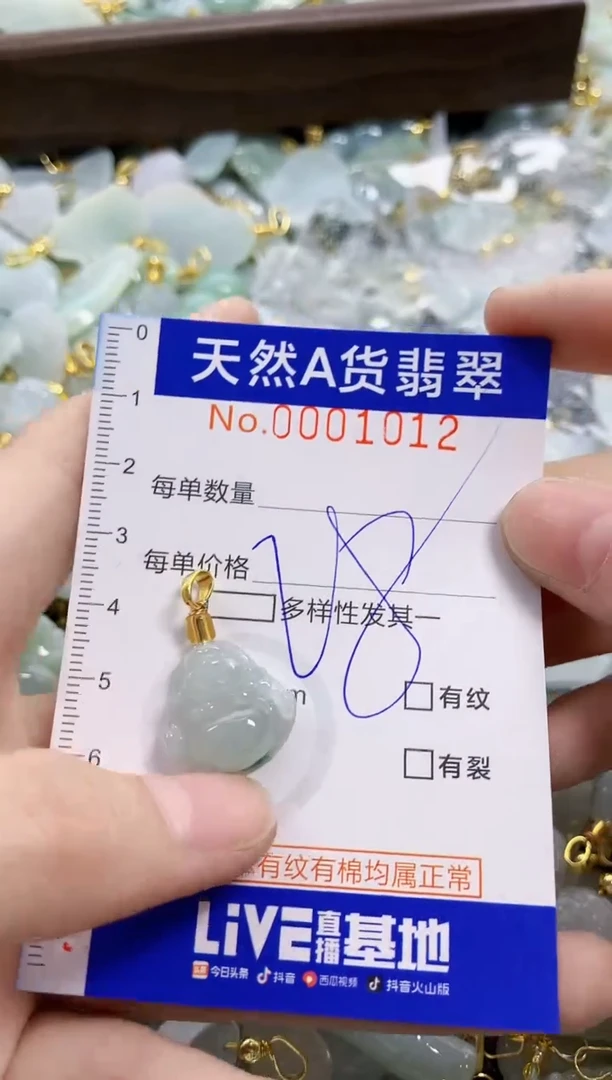 颈饰未镶嵌翡翠天然A货翡翠
