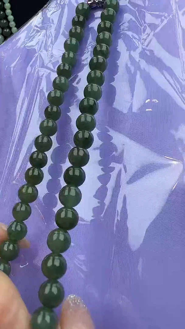 颈饰未镶嵌翡翠玉珠卡7.3