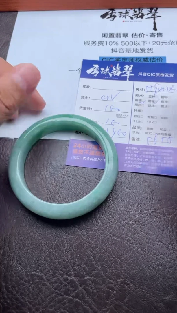 未镶嵌手镯翡翠21121224003