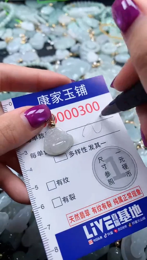 颈饰未镶嵌翡翠300