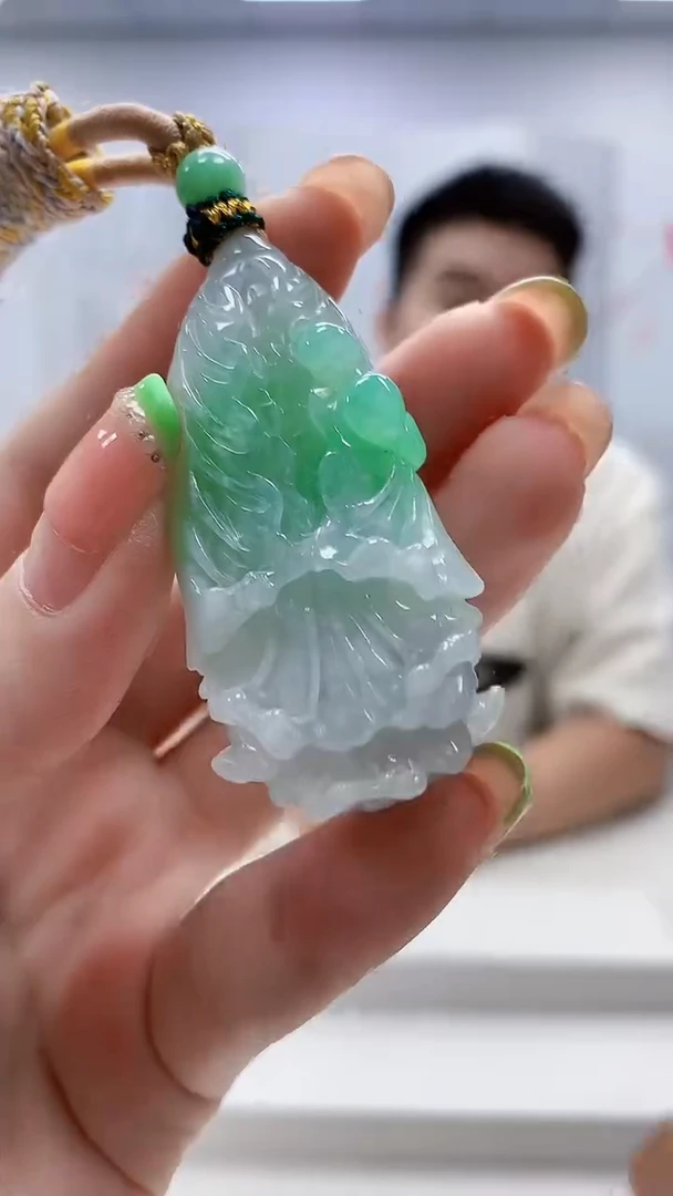 未镶嵌定制翡翠5028ry-毛货挂件86