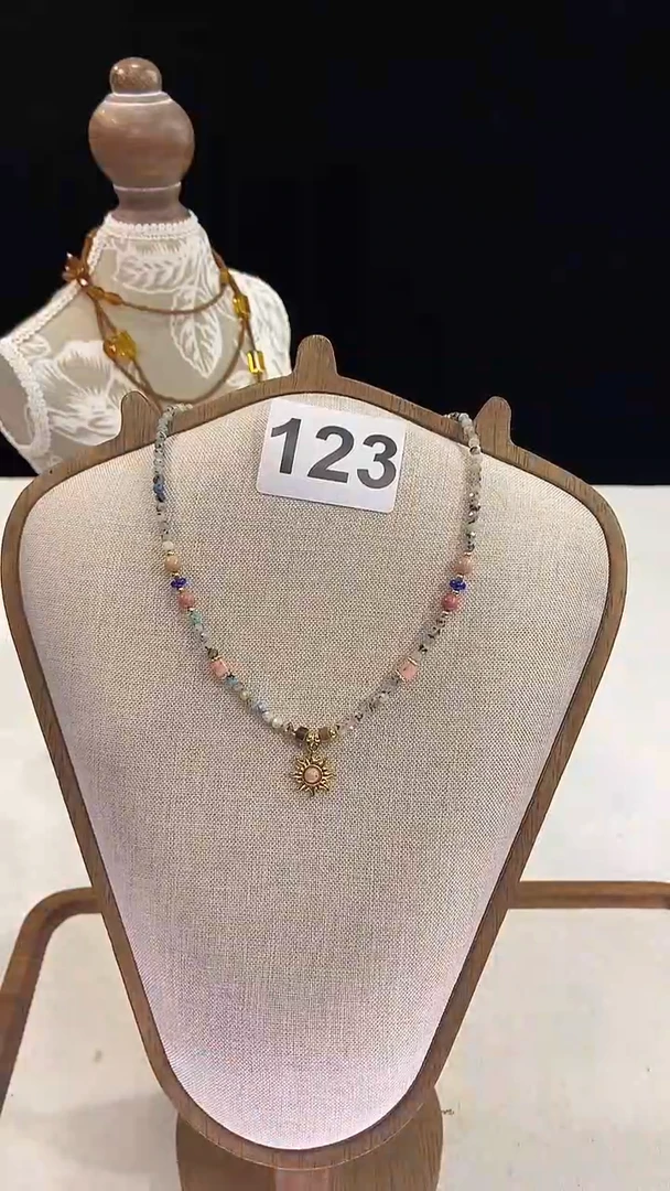 项链钛钢淡水珍珠123