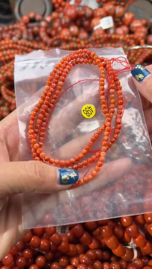 未镶嵌手串南红玛瑙3+