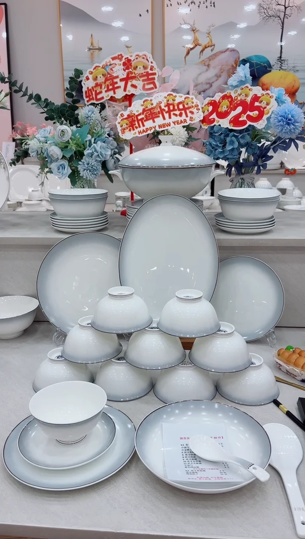 【闪购商品】碗单拍1个渐变灰米饭碗