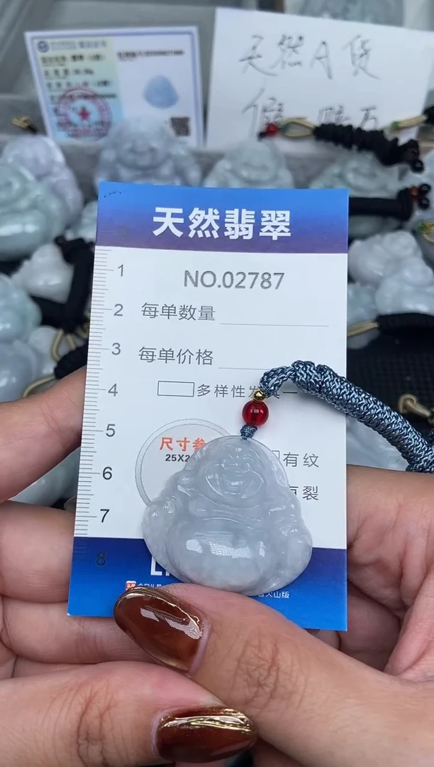 颈饰未镶嵌翡翠天然A货翡翠纯2787